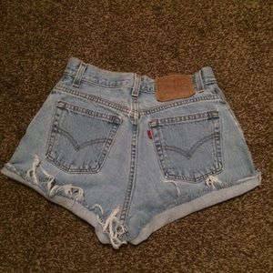 Vintage cut off Levi’s